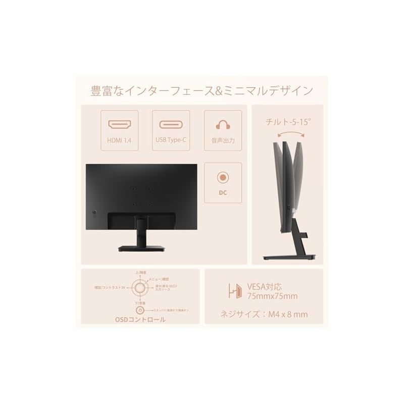 フリッカーフリー VESA対応