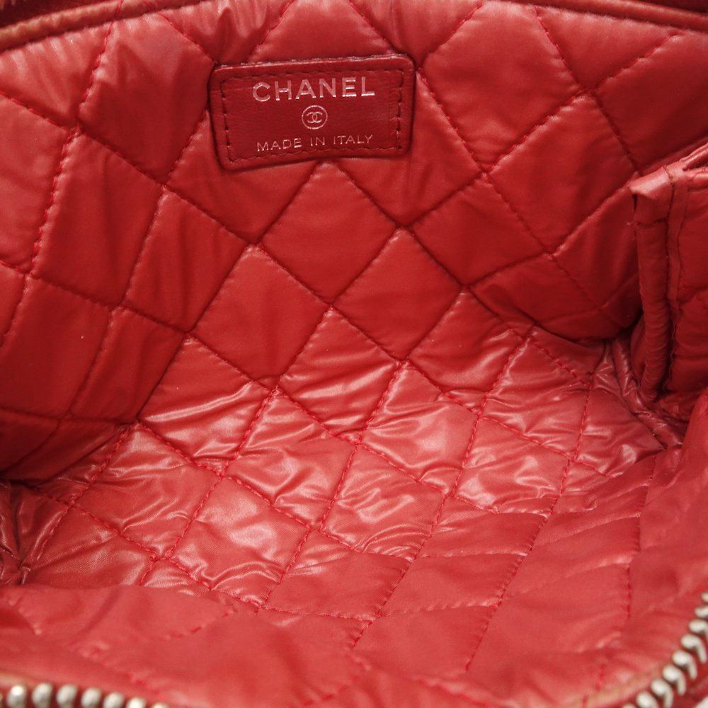 CHANEL シャネル マトラッセ ココマーク A69259 ポーチ ラムスキン