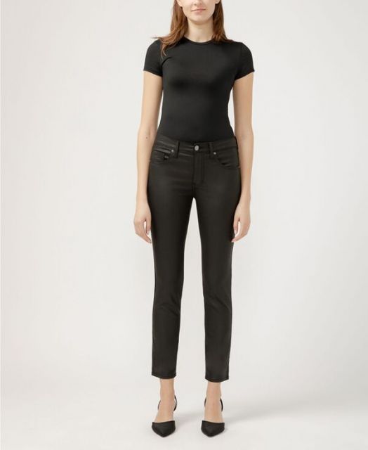 【送料無料】 ジャグ レディース カジュアルパンツ ボトムス Women's Cecilia Mid Rise Skinny Pants Black