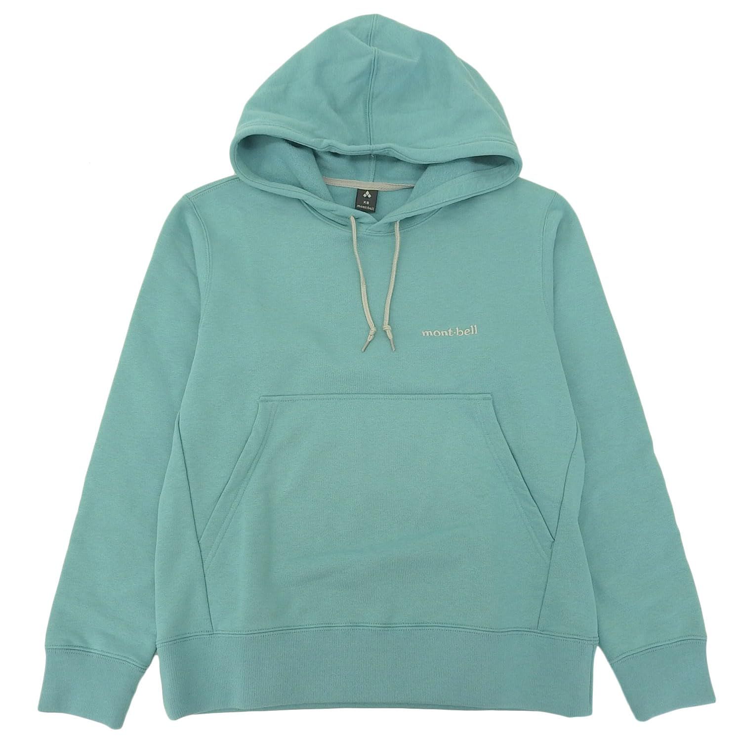 モンベル パーカー フーディ メンズ レディース コットン カンガルーポケット UVカット 2104648 ライトブルー LBL |ブルー ライトブルー LBL XS