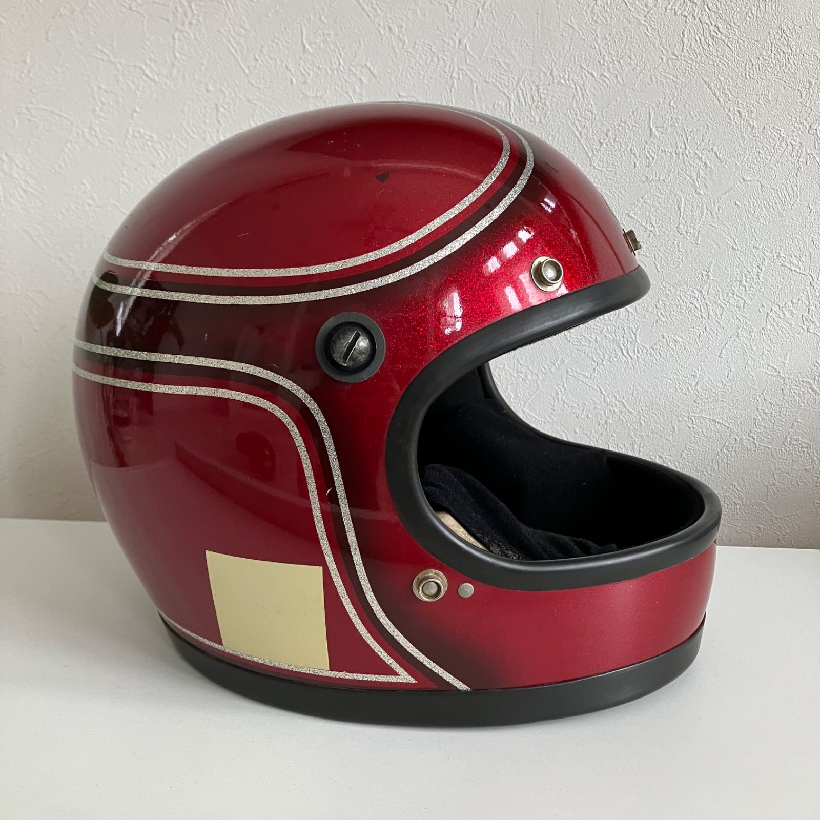 ヴィンテージヘルメット　ROP 4170 6/76 Lサイズ ROP-4170☆ビンテージヘルメット 1976年製 メタルフレーク