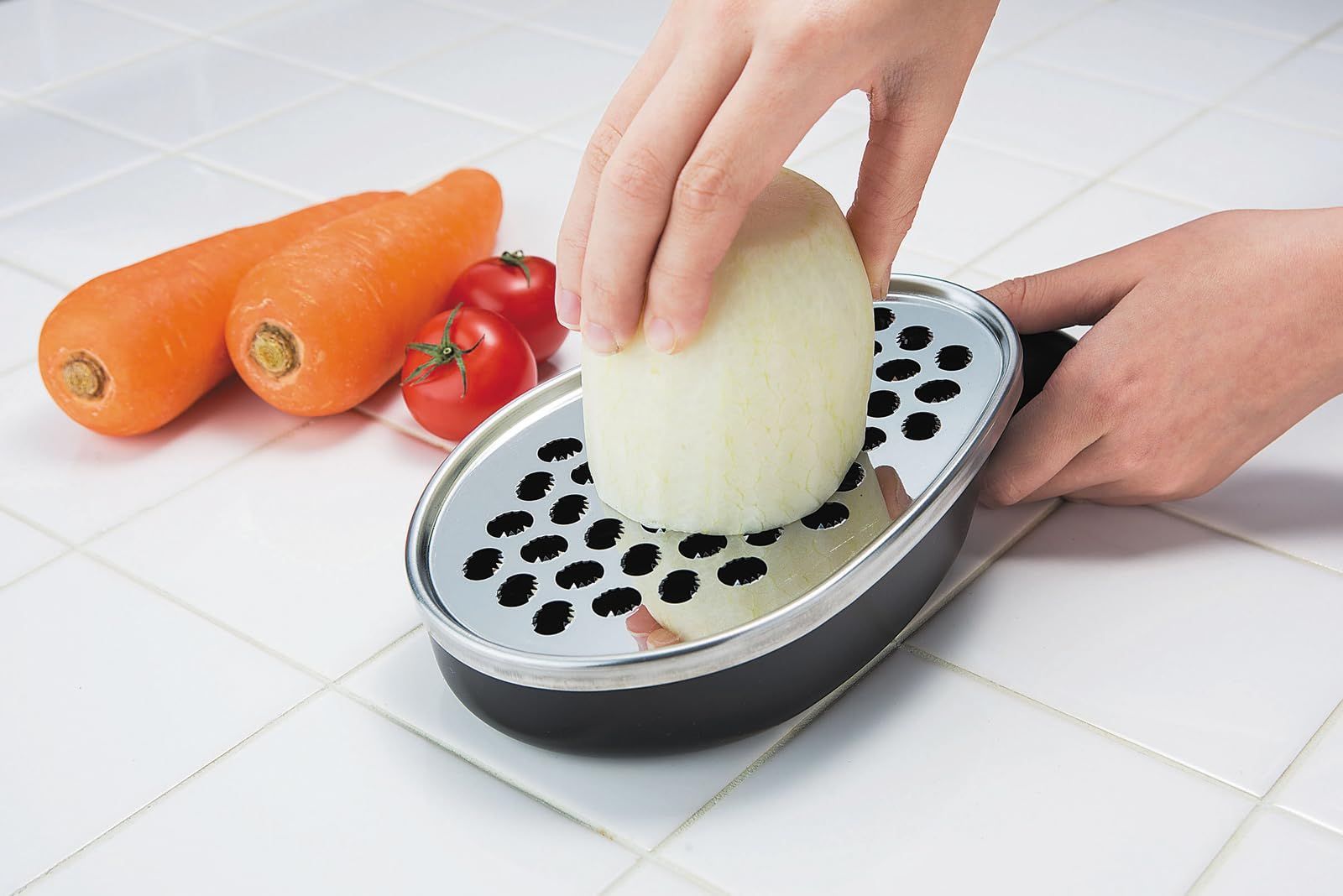 ブラック 大根おろし おろし金 PGS-11 やさしいおろし器 新潟 プログレード 燕三条製