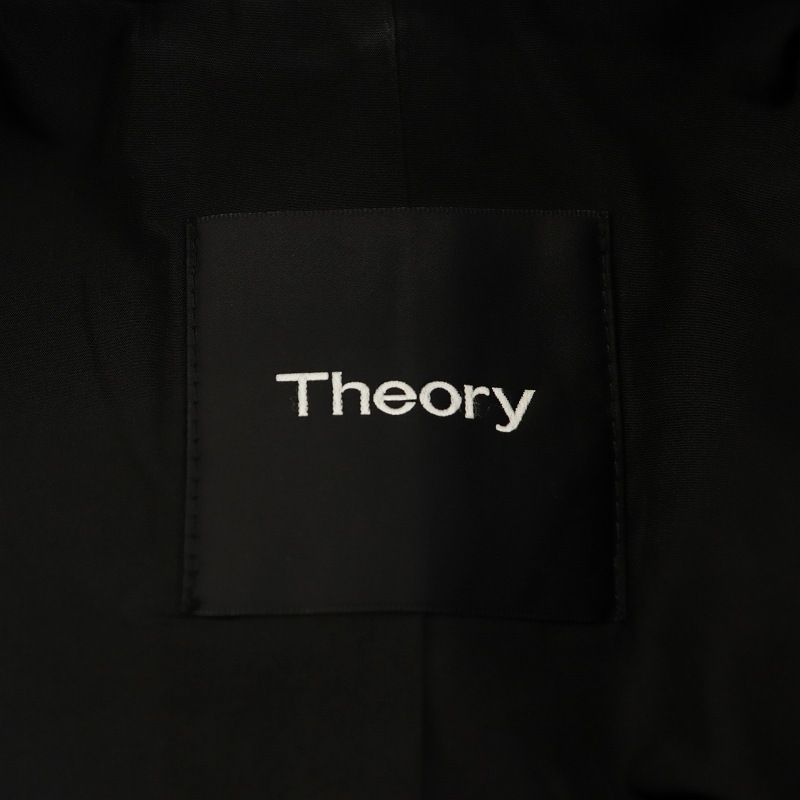 セオリー Theory RHINE BYRN レザージャケット 革ジャン フード