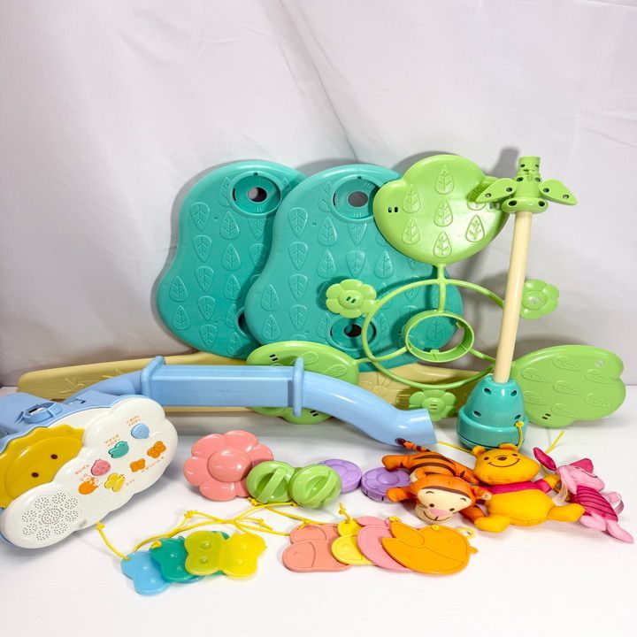 【美品】ディズニー 6WAYジムにへんしんメリー 美品ディズニー 6WAYジムにへんしんメリー プーメリー 可動 ベビー