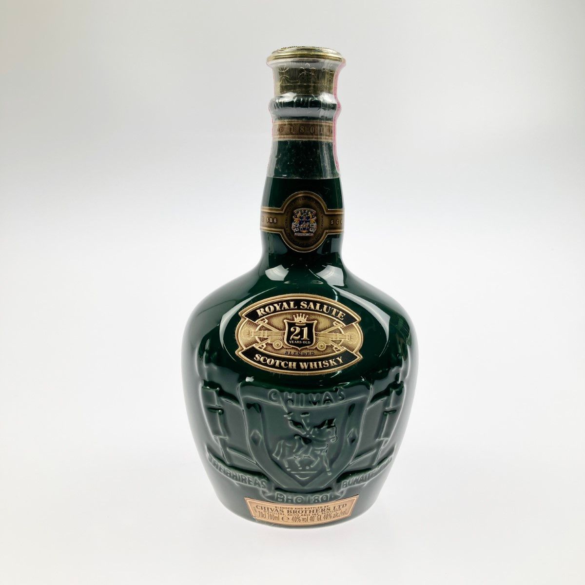 未開栓！ シーバス ブラザーズ ロイヤルサルート 21年 緑陶器 700ml シーバスブラザーズ ロイヤル サルート 21年 緑陶器 700ml【W0