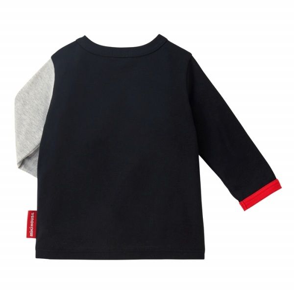 ○30％OFFセール○ミキハウス mikihouse ミキハウス ロゴ 長袖T