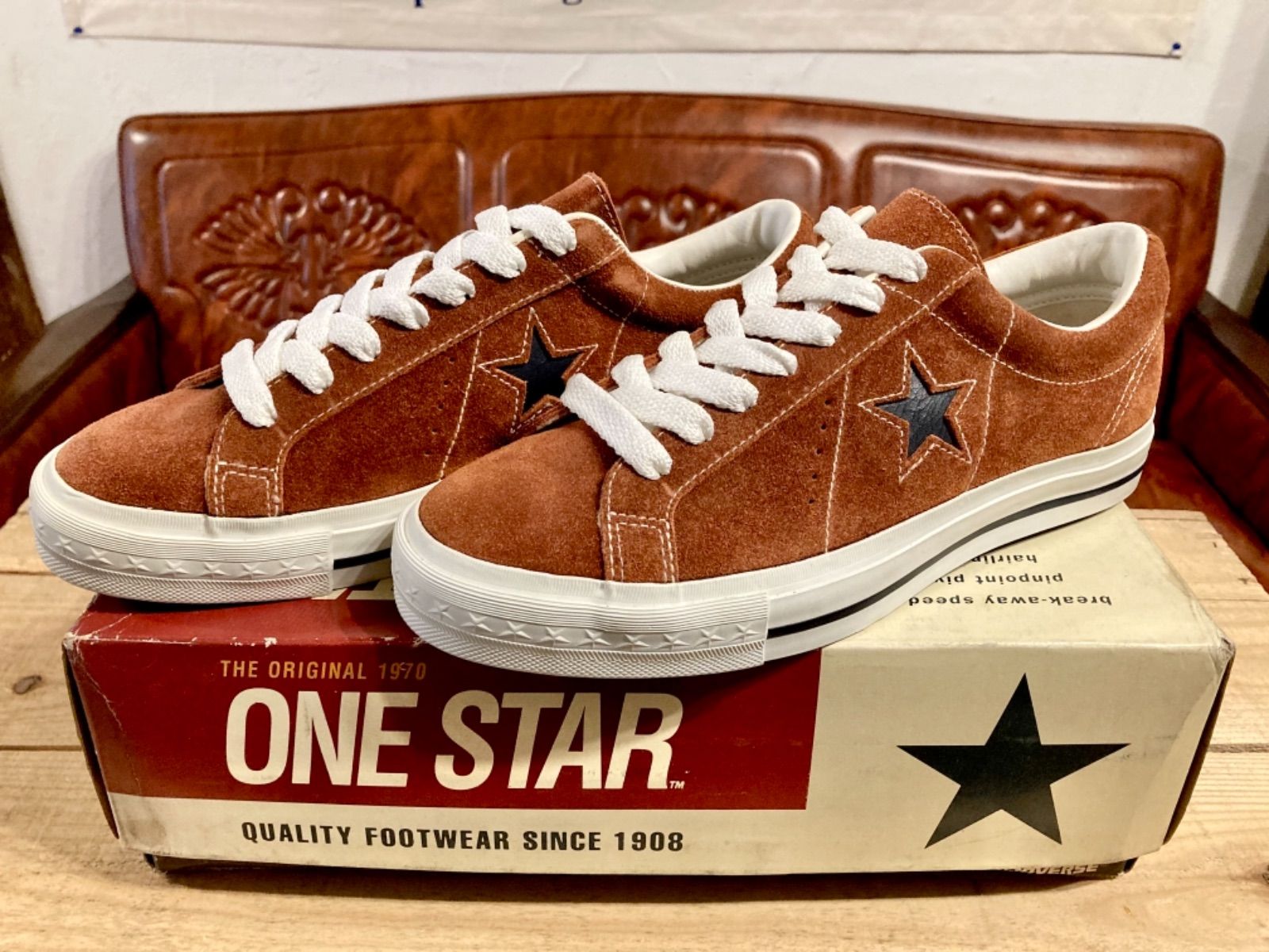 90´s USA製 コンバース ワンスター ローファー スウェード オリジナル- 90´s USA製 コンバース ワンスター ローファー スウェード オリジナル-