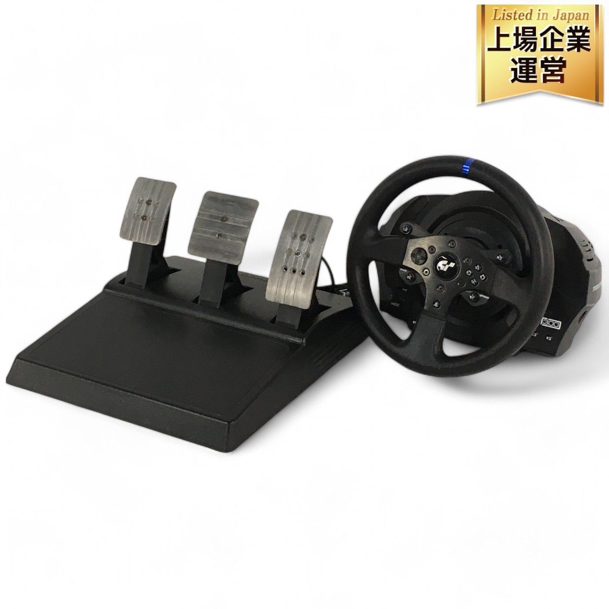 Thrustmaster T300RS GT Edition レーシングコントローラ― ハンドル ぺダル スラストマスター ジャンク N9233783  - メルカリ