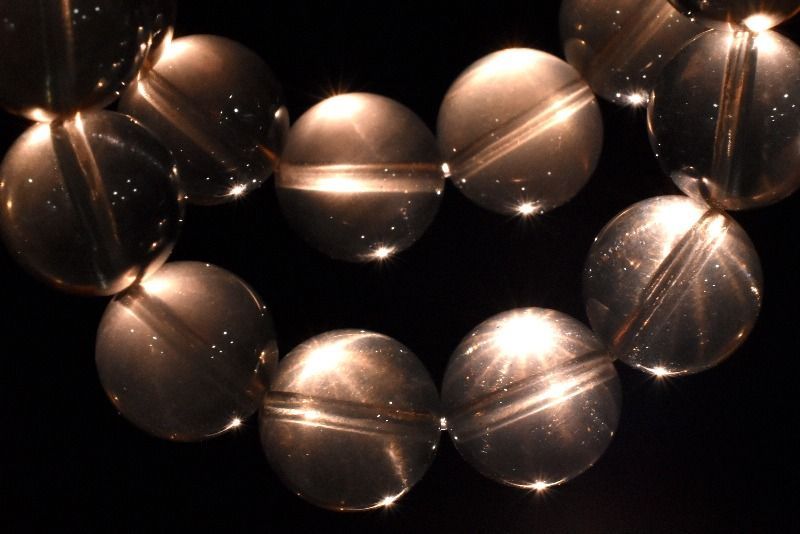 希少◇スター効果！ ゼウスクォーツ(スモーキーシトリン) 7.5mm