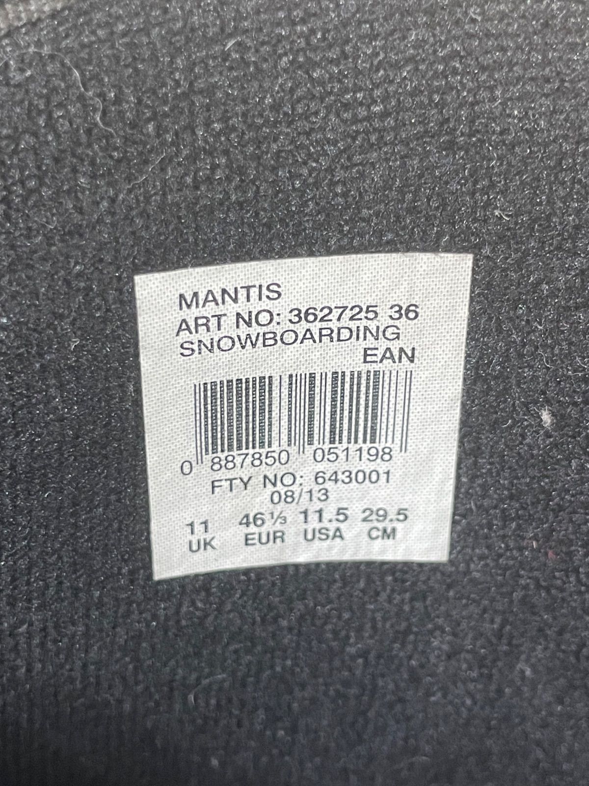  SALOMON サロモン MANTIS BOA スノーボードブーツ 29.5 cm ブーツ(男性用) スノーボード