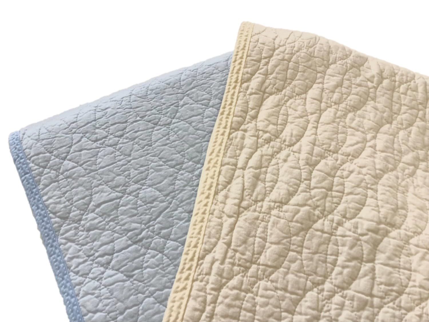 新商品続々。 伊藤正 Itosho 綿水洗い 敷パッド ブルー 120×205cm 291WK620-12