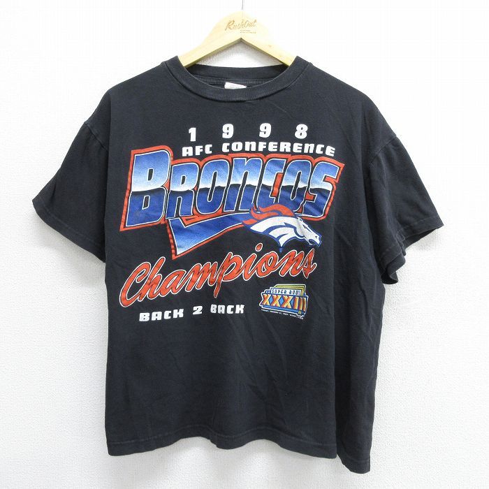 XL 古着 90s NFL Tシャツ デンバーブロンコス アメフト シャツ