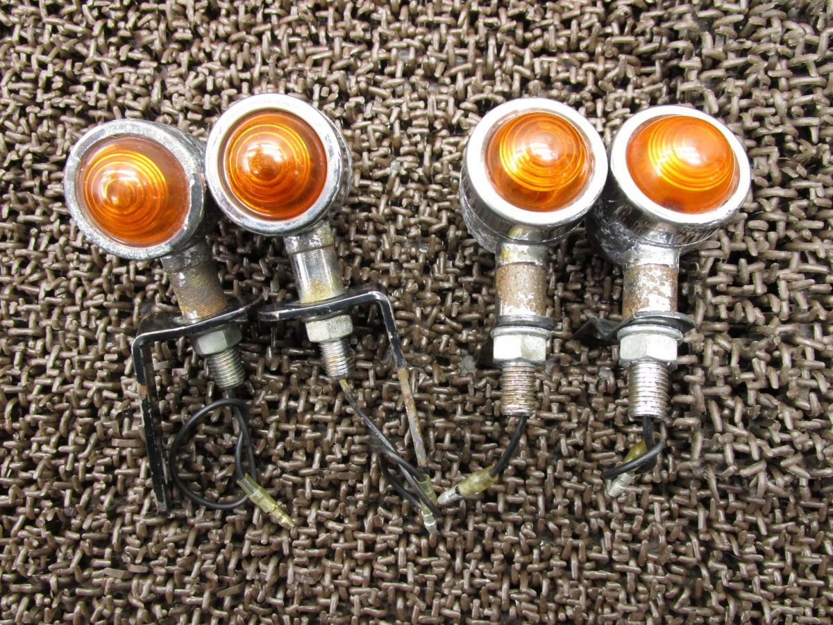 エリミネーター250V 社外 砲弾 ウインカー Y297 4個セット！VN250A カスタム素材に カワサキ 【 VN250AE 】 ELIMINATOR キャブ車