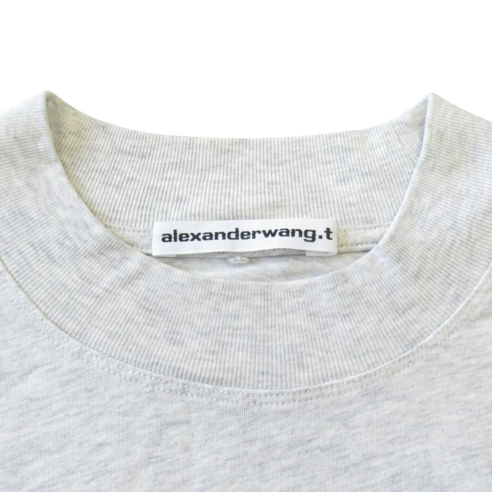 アレキサンダーワン　ロゴTシャツ　グレー半袖 Alexander Wang ロゴ Tシャツ | グレー | FARFETCH JP