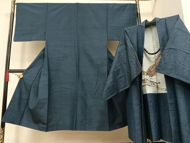 平和屋着物●男性　紬　檳榔子染色　正絹　逸品　未使用　DAAS2234tw 平和屋着物○男性 紬 檳榔子染色 正絹 逸品 未使用 DAAS2234tw