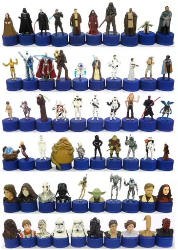 中古】ペットボトルキャップ 全60種セット 「スター・ウォーズ