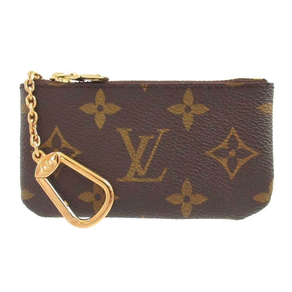 ルイヴィトン モノグラム ポシェットクレ M62650 ブラウン 茶 コインケース 財布 0945 LOUIS VUITTON