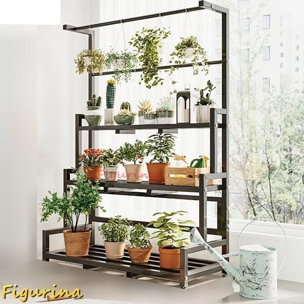 ガーデンラック フラワースタンド 屋外 室内 観葉植物 盆栽棚 スタンド 植木鉢台 花置き棚 植物スタンド 株式会社S＆L風通しいい 収納 錆び
