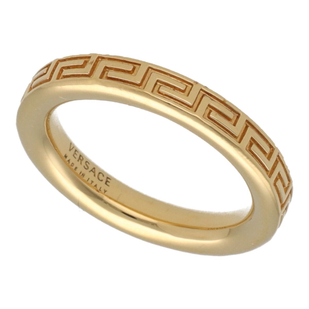 【中古】 VERSACE ヴェルサーチ グレカ リング ゴールド 12号 指輪 24021244DS