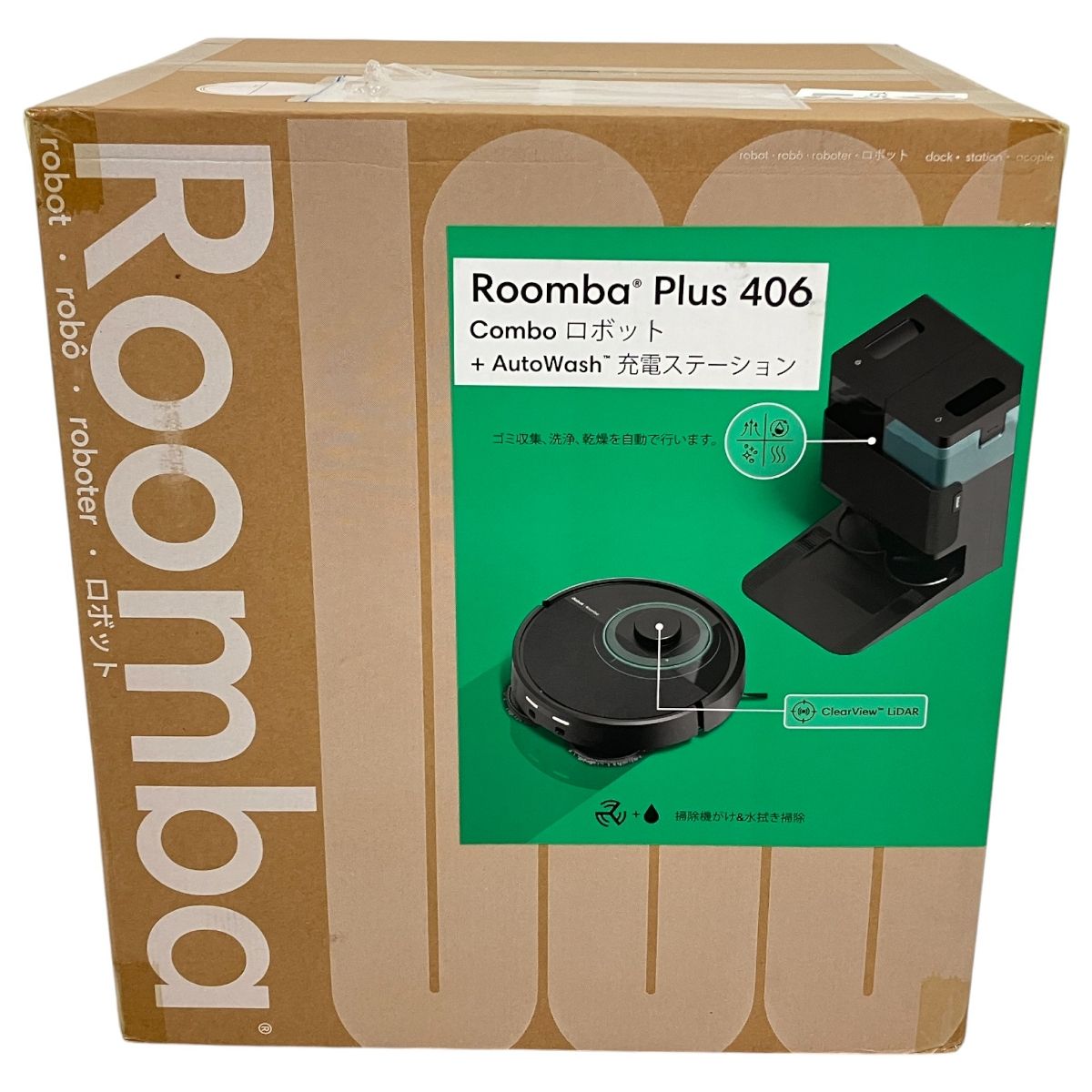 Roomba Plus 406 Combo ルンバ ロボット掃除機 家電 アイロボット N10516049