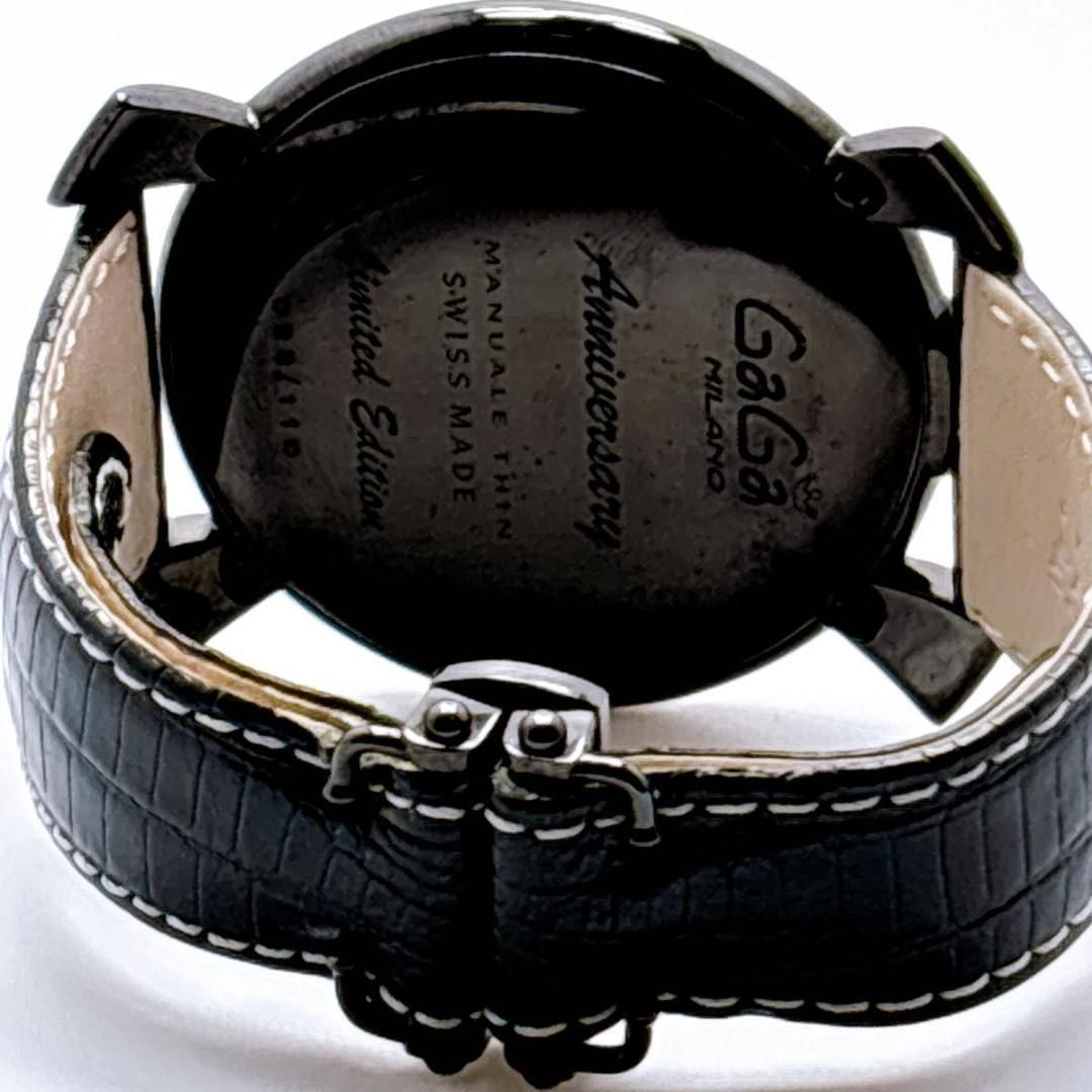 370ガガミラノ マヌアーレシン 5092.D ダイヤ 腕時計 限定110本 - メルカリ