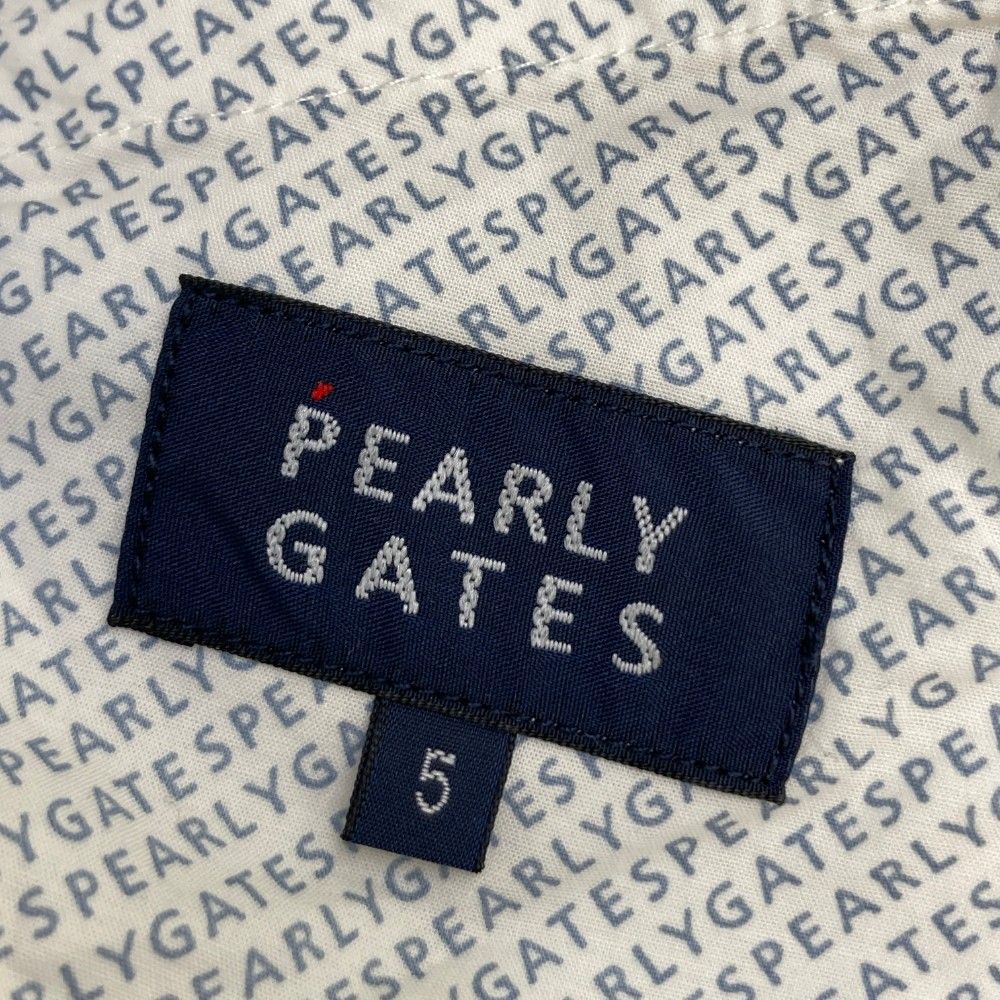 サイズ：5 PEARLY GATES パーリーゲイツ  ストレッチパンツ  ホワイト系 [240101446878] ゴルフウェア メンズ ストスト サイズ：5 PEARLY GATES パーリーゲイツ ストレッチパンツ