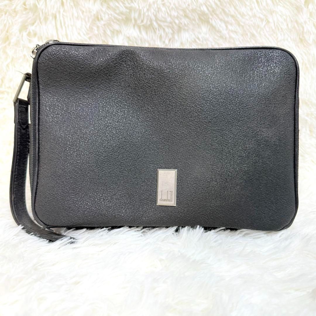 dunhill ダンヒル レザークラッチバッグ セカンドバッグ 革鞄