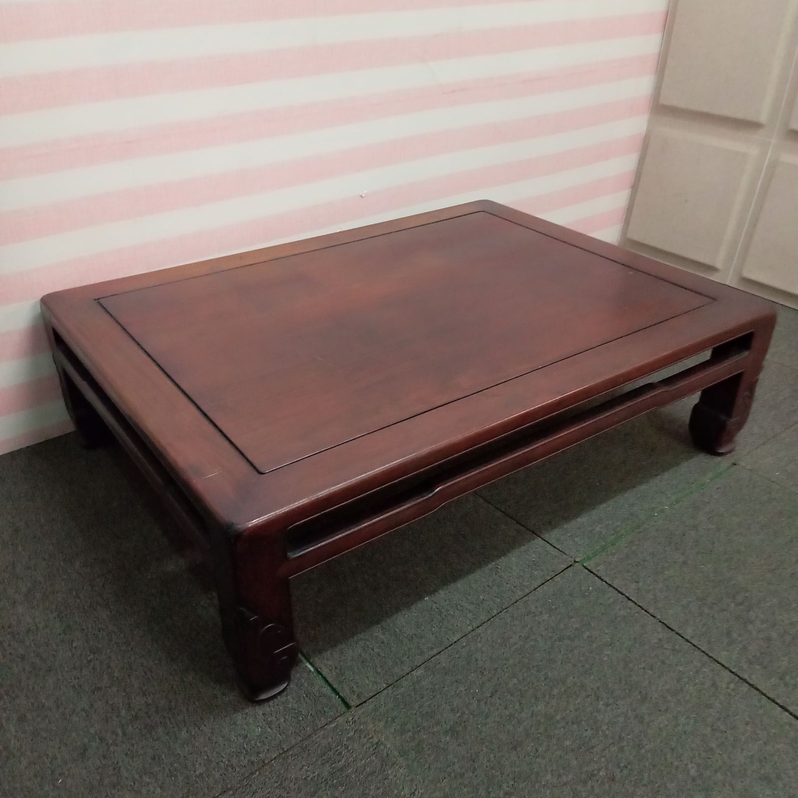 黒い木製座卓 座卓 座卓テーブル 150 180cm ローテーブル おしゃれ 木製