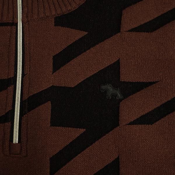 ハーフジップセーター 002-15010