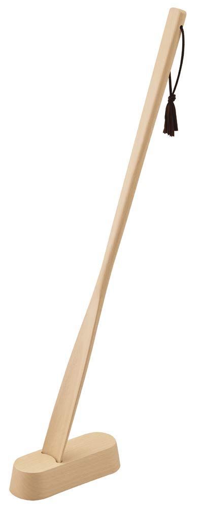 【新着商品】アルファックス 靴べら 木目 60cm くつべら オーバルスタンド付 ナチュラル 908746