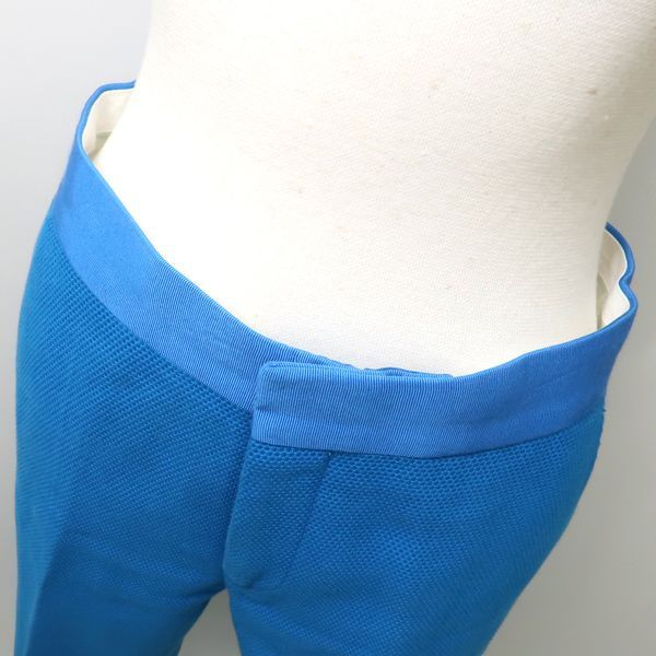 Drawer ピケカラープレスパンツ テーパードパンツ クロップド