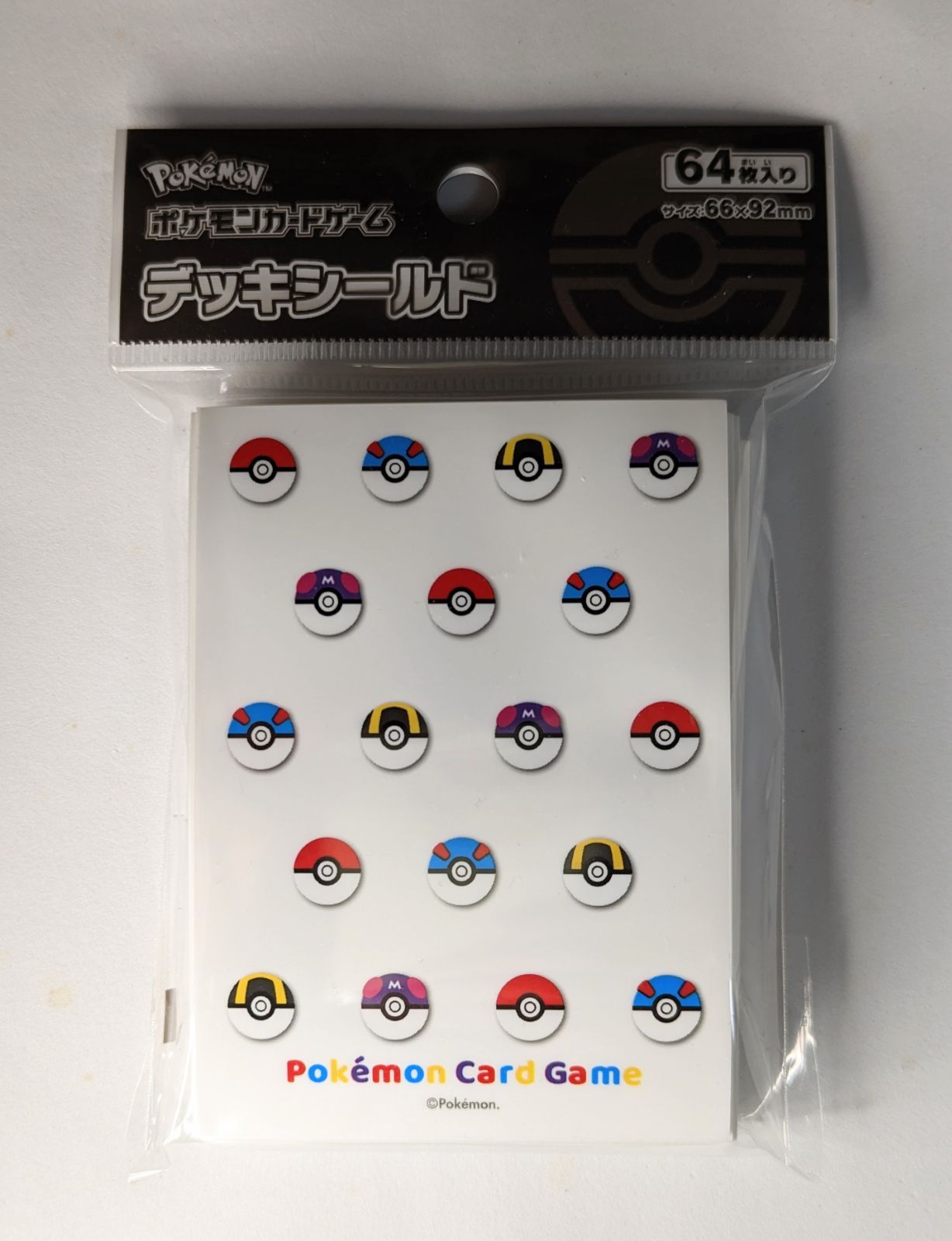 日本正規代理店品 ポケモンカード デッキシールド モンスターボール