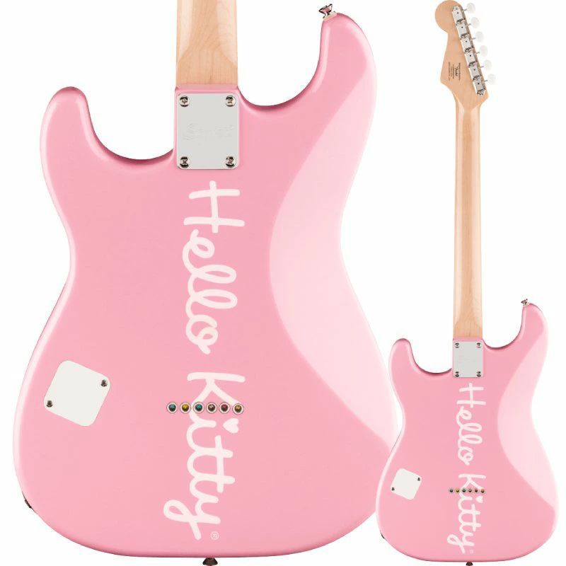 Squier by Fender Limited Edition Hello Kitty Pink Stratocaster ハローキティ〈スクワイヤー  フェンダー〉 - メルカリ