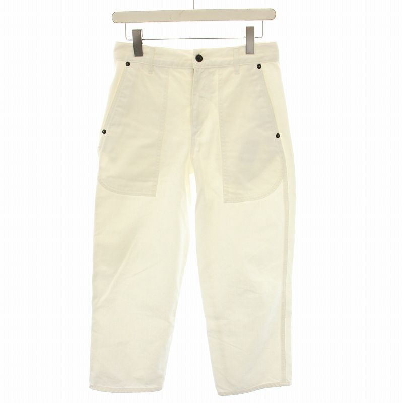 42084★年 THE ROW ザロウ ジーンズ  デニムパンツ ホワイト THE ROW（ザロウ）の「THE ROW Ashland Slim-Leg Ankle Jeans