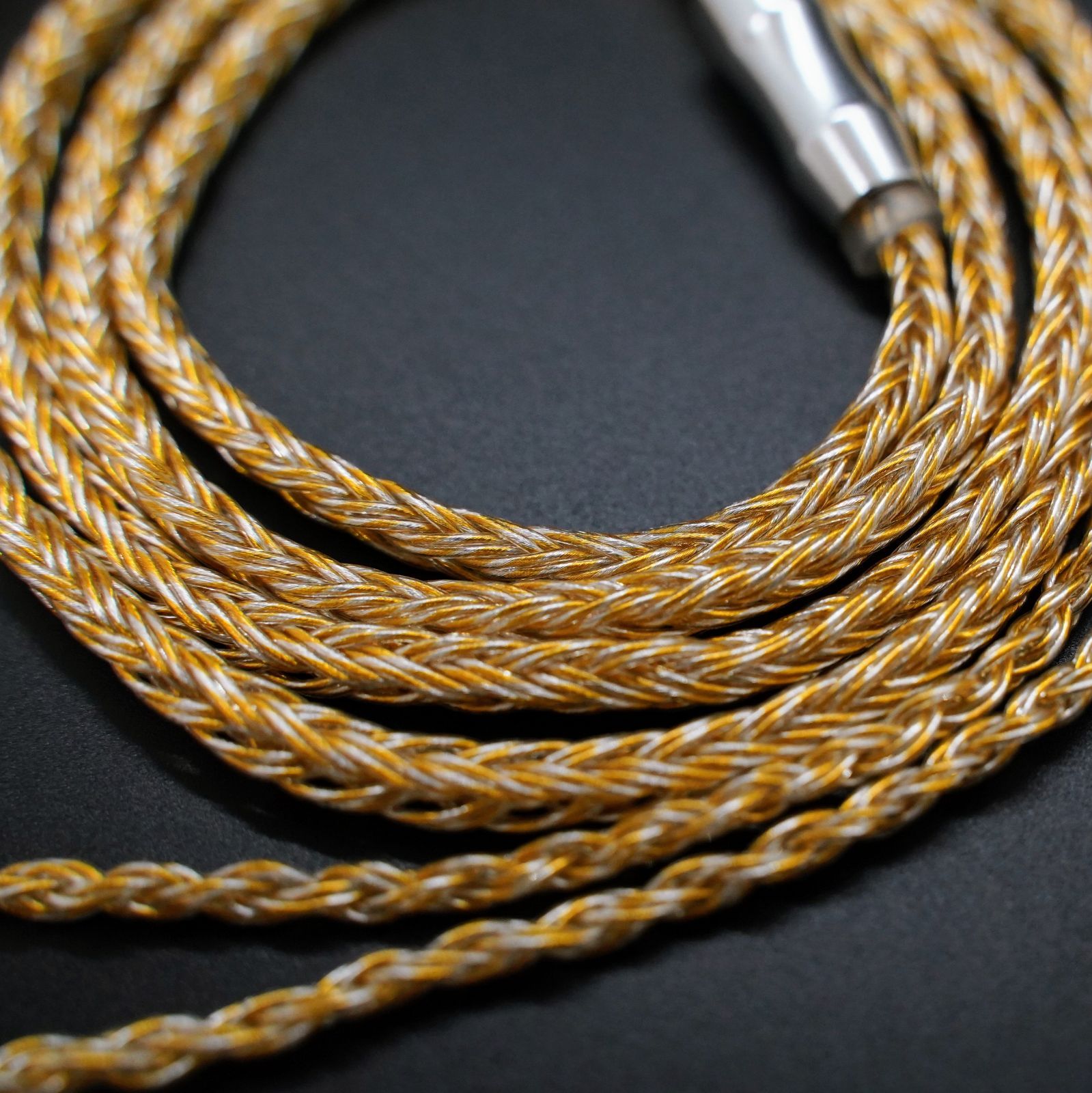 16芯 銀線＆金線ミックス 0.78 2ピン/4.4mm バランスリケーブル