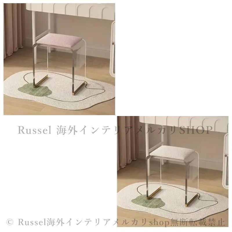 アクリル サイドテーブル スツール ソファテーブル シンプル ホワイト アクリル サイドテーブル スツール ソファテーブル シンプル