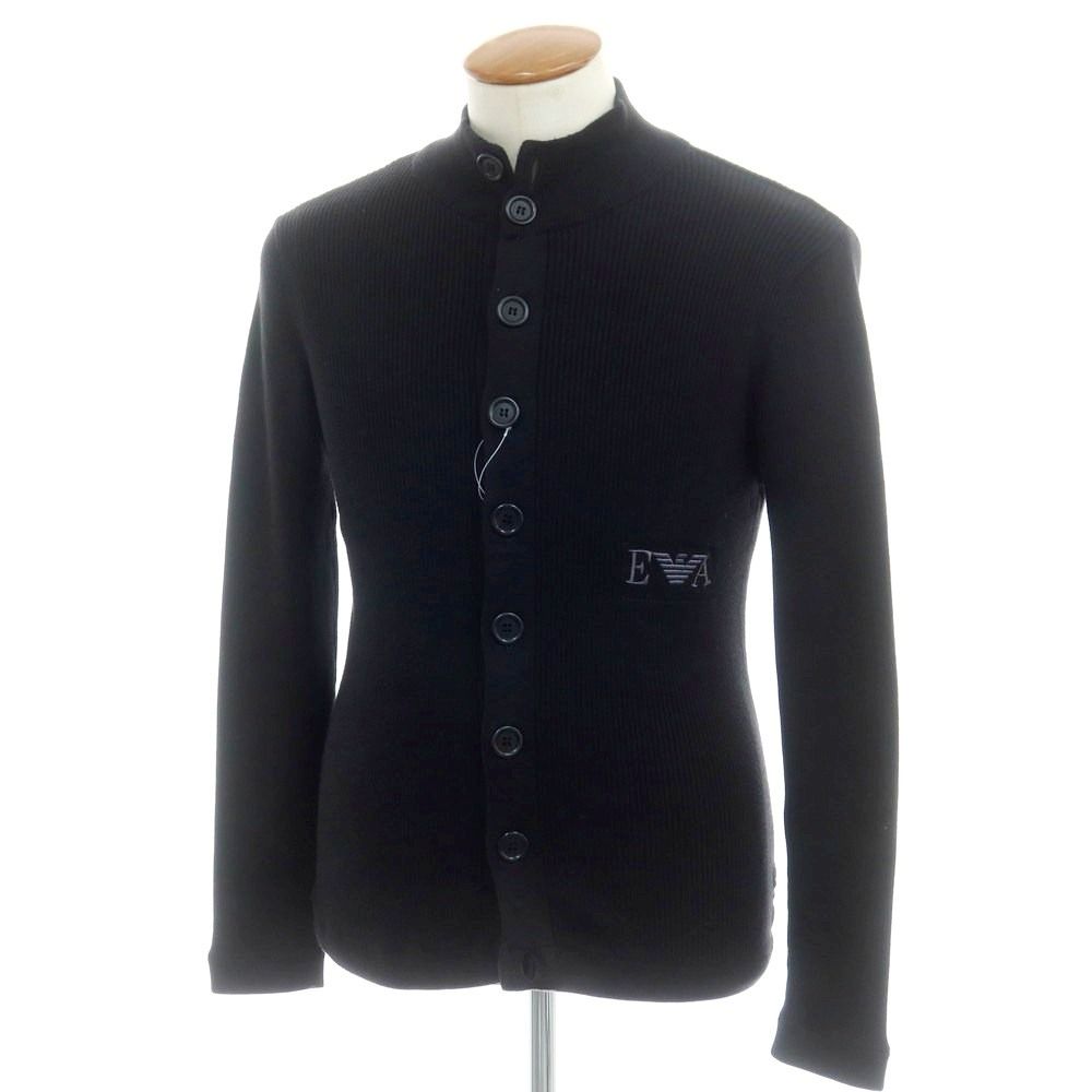 EMPORIO ARMANI ブラックカーディガン 46 中古】エンポリオ アルマーニ 