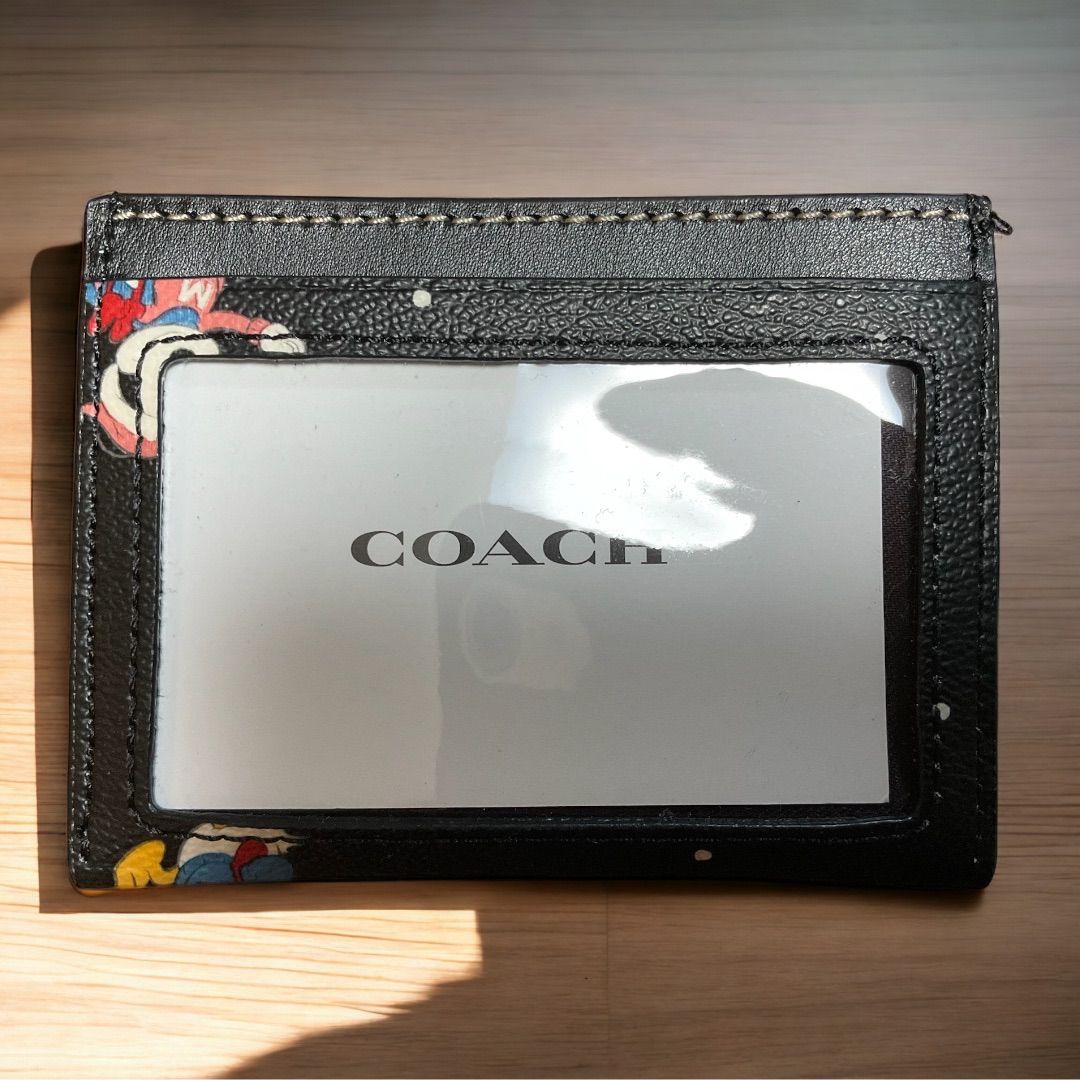 新品未使用品 COACH コーチ ディズニー カードケース 名刺入れ 定期 