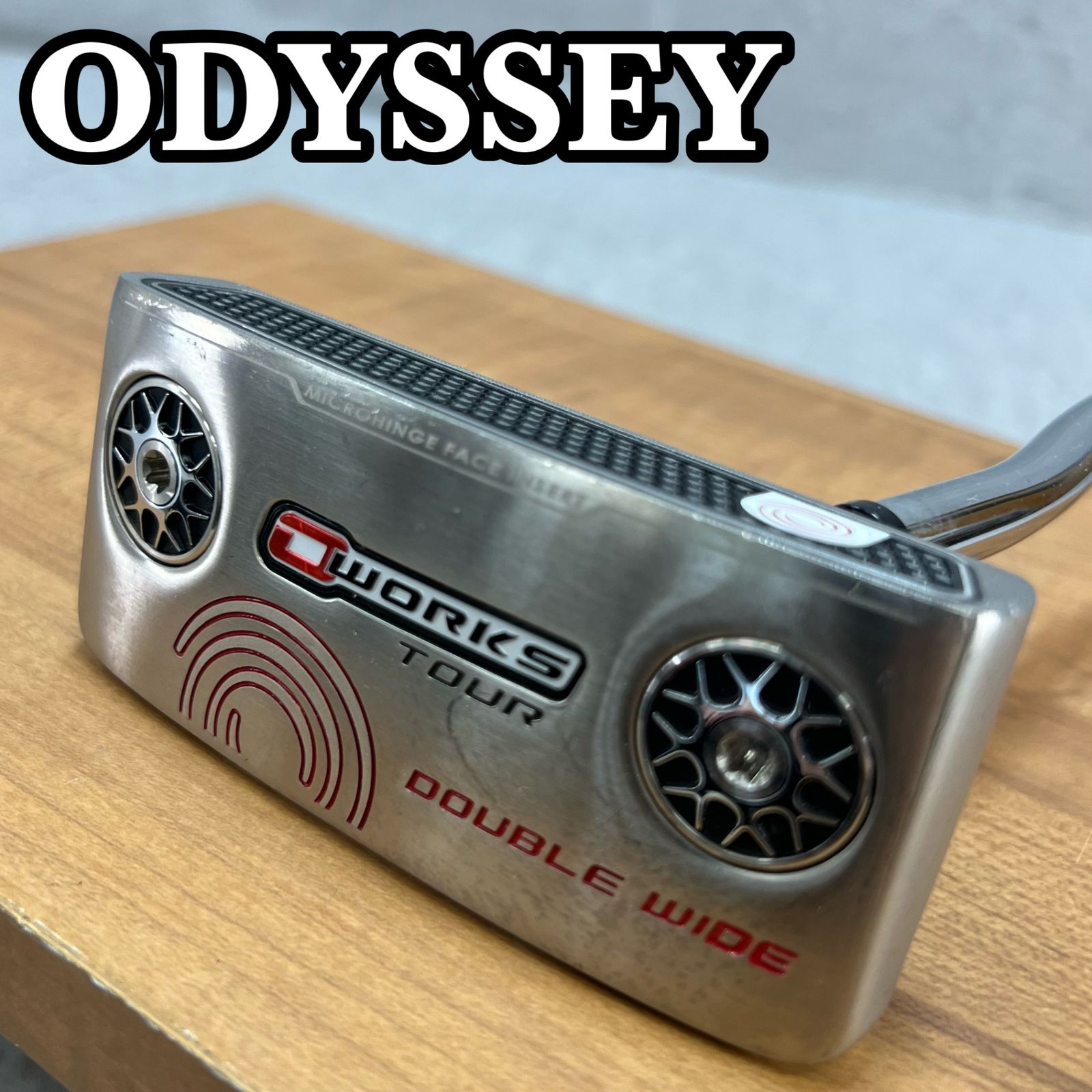 ODYSSEY　オデッセイ　OWORKS　TOUR　DOUBLE　WIDE オーワークス　ダブルワイド　メンズゴルフパター　右利き用　ピン型　33インチ ODYSSEY オデッセイ OWORKS TOUR DOUBLE WIDE オーワークス