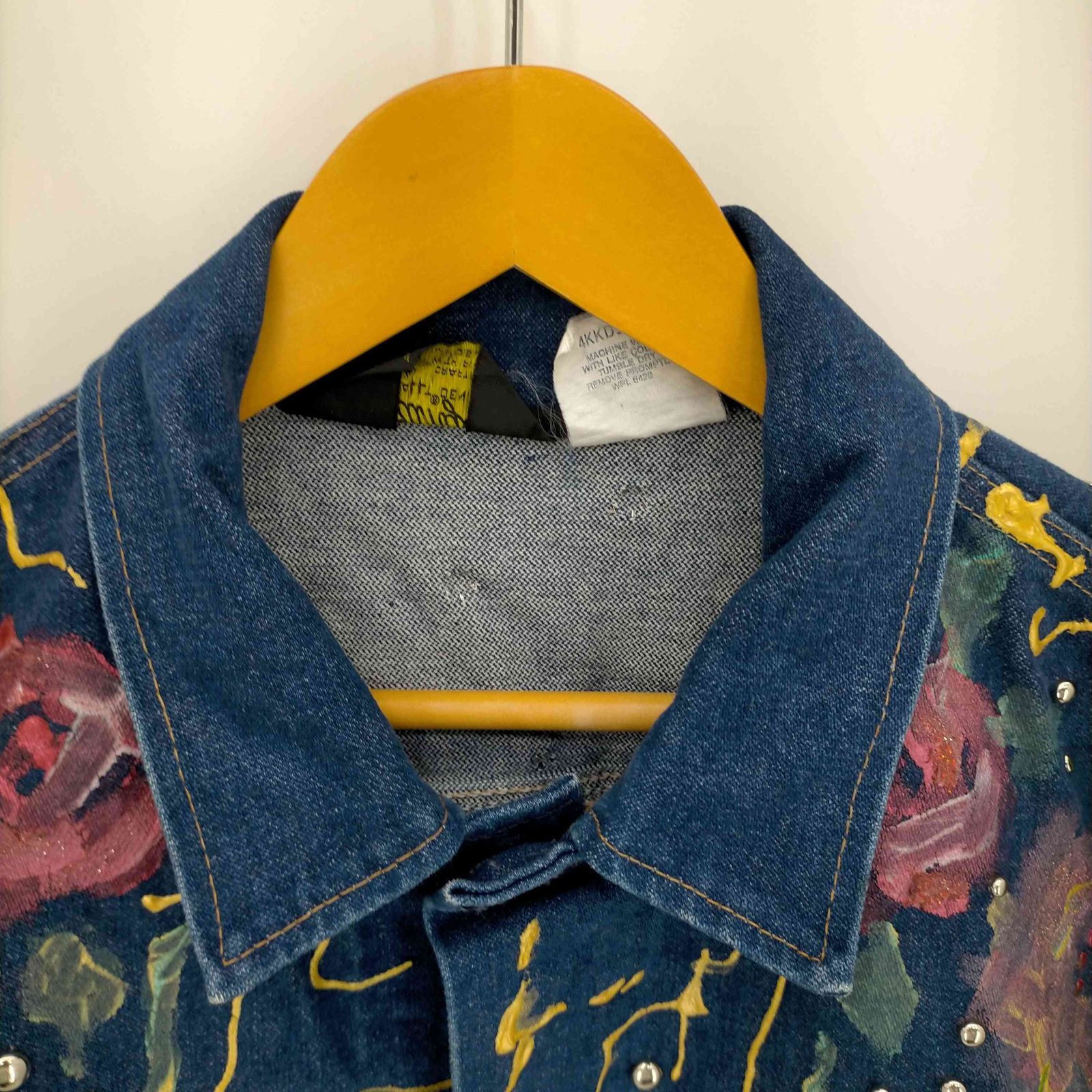 ラングラー Wrangler 80S USA製 リメイクスタッズ デニム カバーオール