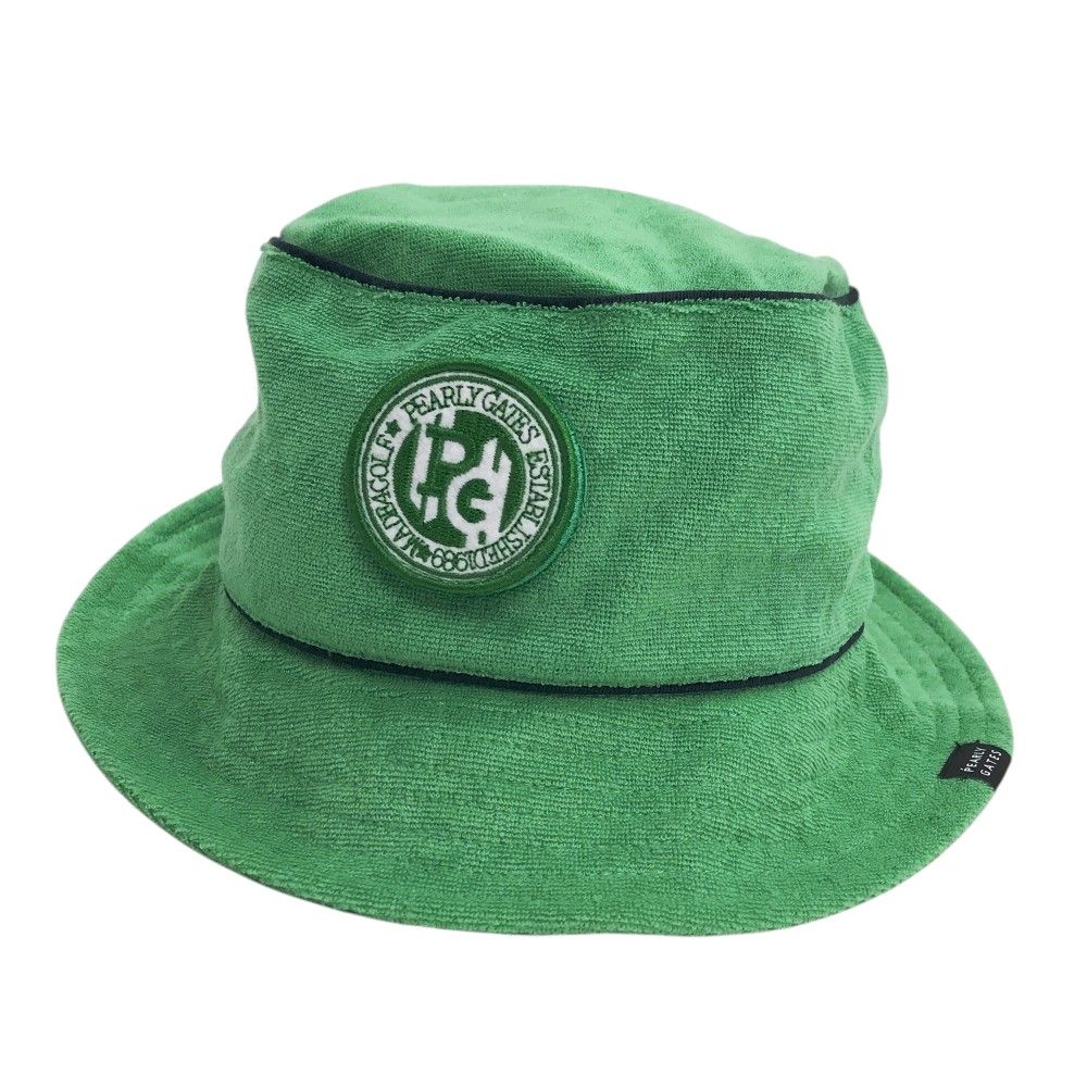 【パーリーゲイツ】2024年モデル　タグ付き　新品❣️ PEARLY GATES パーリーゲイツ 2024年モデル パイル地ハット グリーン系