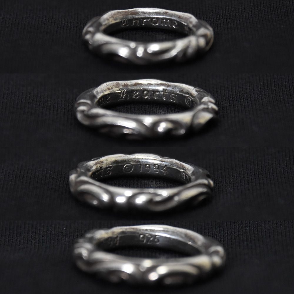 CHROME HEARTS クロムハーツ スクロールバンドリング scroll band ring
