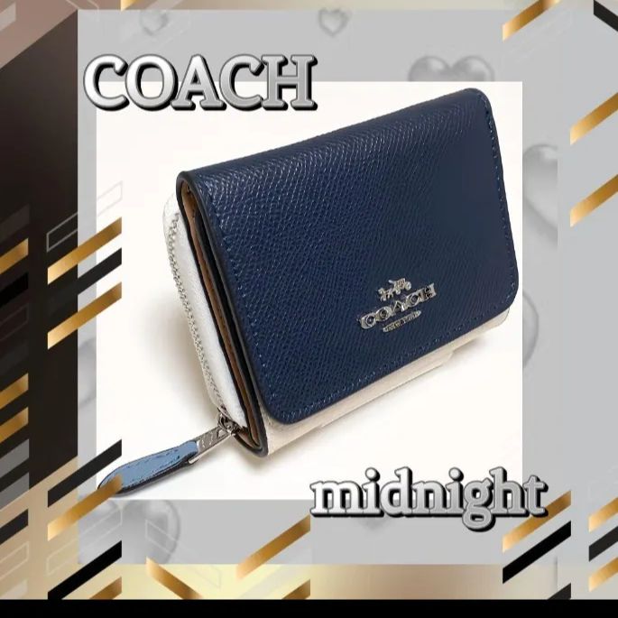 Sale 匿名配送 新品 ✳️ COACH コーチ ラグジュアリーカラー 財布-