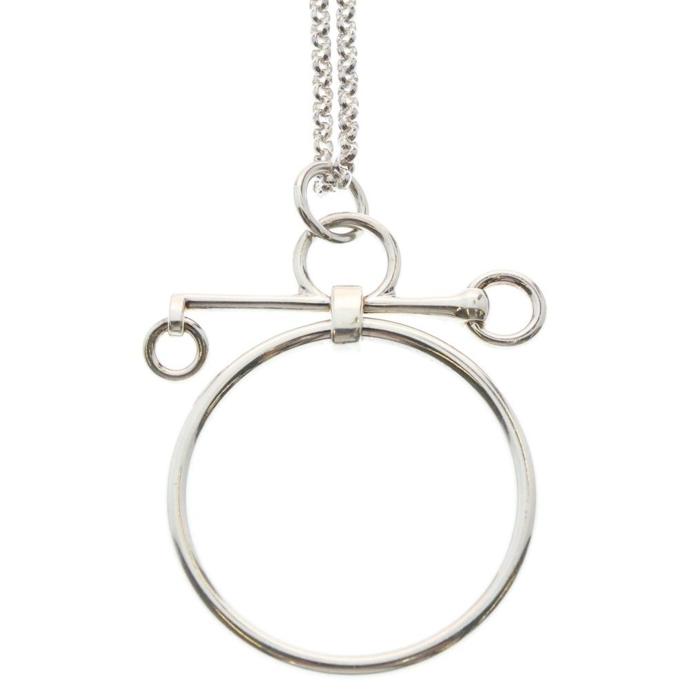 HERMES ネックレス Mors HERMES エルメス MORS de BRIDE モール ドゥ ブリッド シルバー