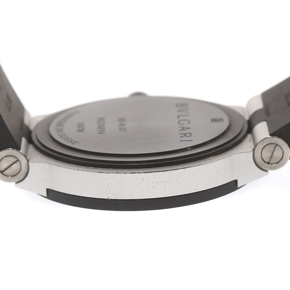 ブルガリ BVLGARI BB40AT アルミニウム デイト 自動巻き メンズ