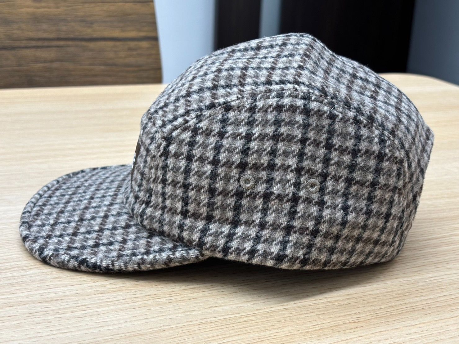 並行輸入】Supreme Houndstooth Wool Camp Cap 23fw - メルカリ