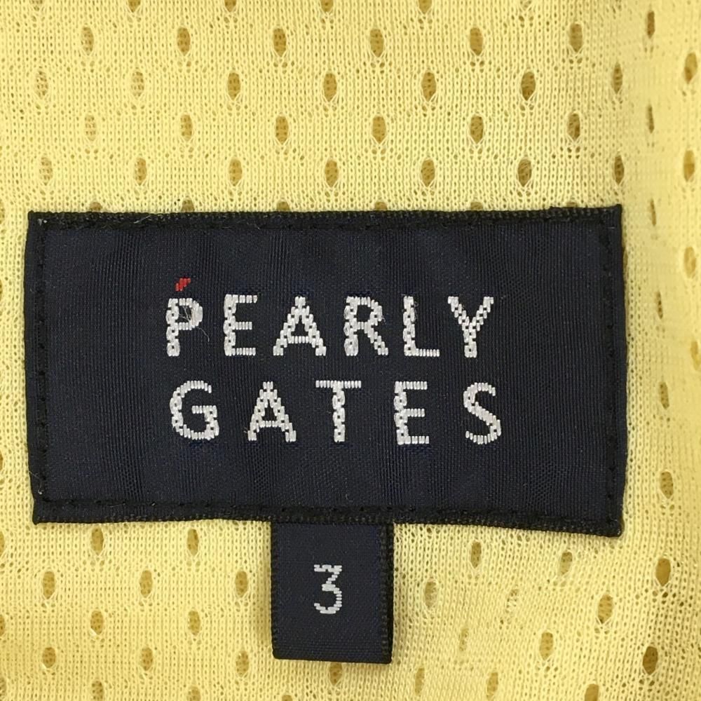 パーリーゲイツ ハーフパンツ イエローベージュ×黒 地模様 ナイロン メンズ 3 ゴルフウェア モデル PEARLY GATES LLC-HASEGAWATOSO_COM