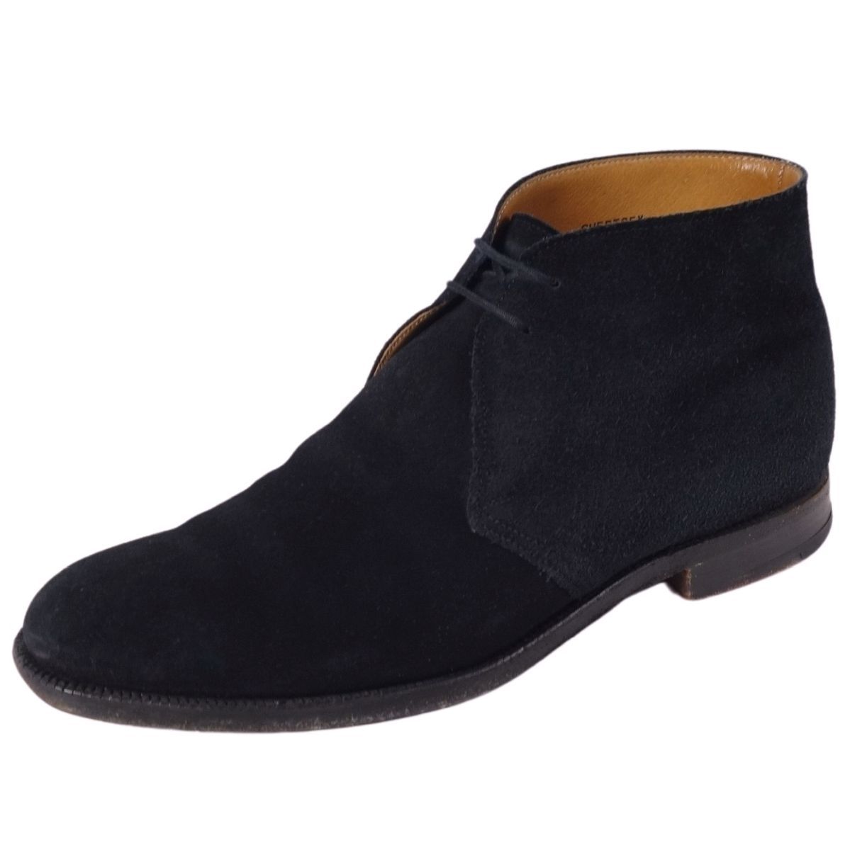 美品 クロケットu0026ジョーンズ Crockettu0026Jones ブーツ チャートシー