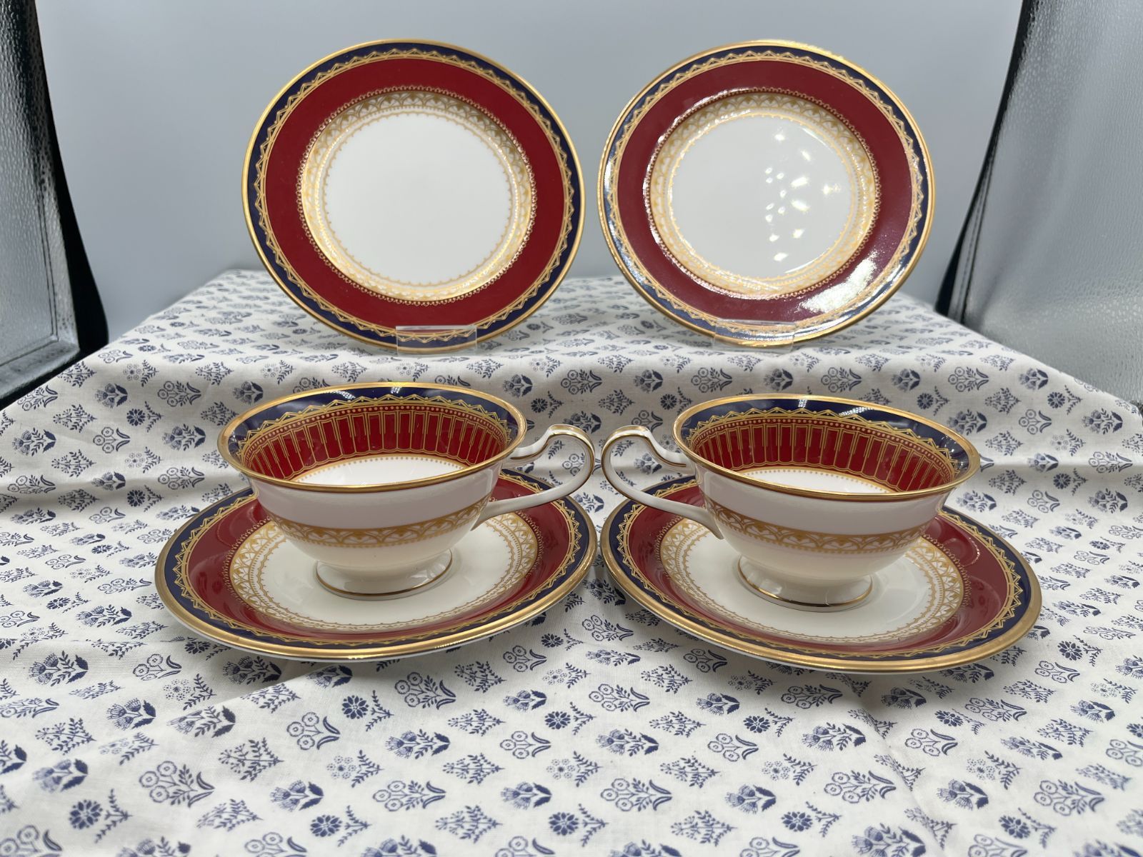 2客セット NORITAKE ノリタケ マラカ ティーカップ ソーサー プレート2枚セット