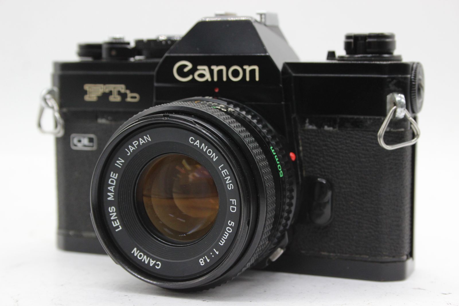 訳あり品】 キャノン Canon FTb ブラックボディ FD 50mm F1.8 ボディ